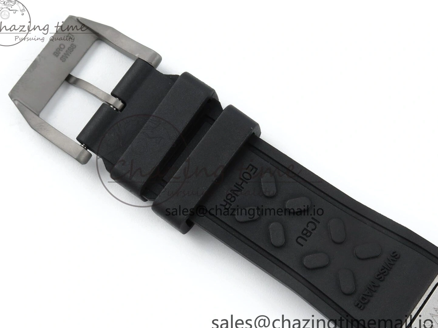 MIROTIME 0117 TravelReady Pilot IW326905 Black Aces M+F 1:1 Best Edition White Dial on Black Rubber Strap MY 7000